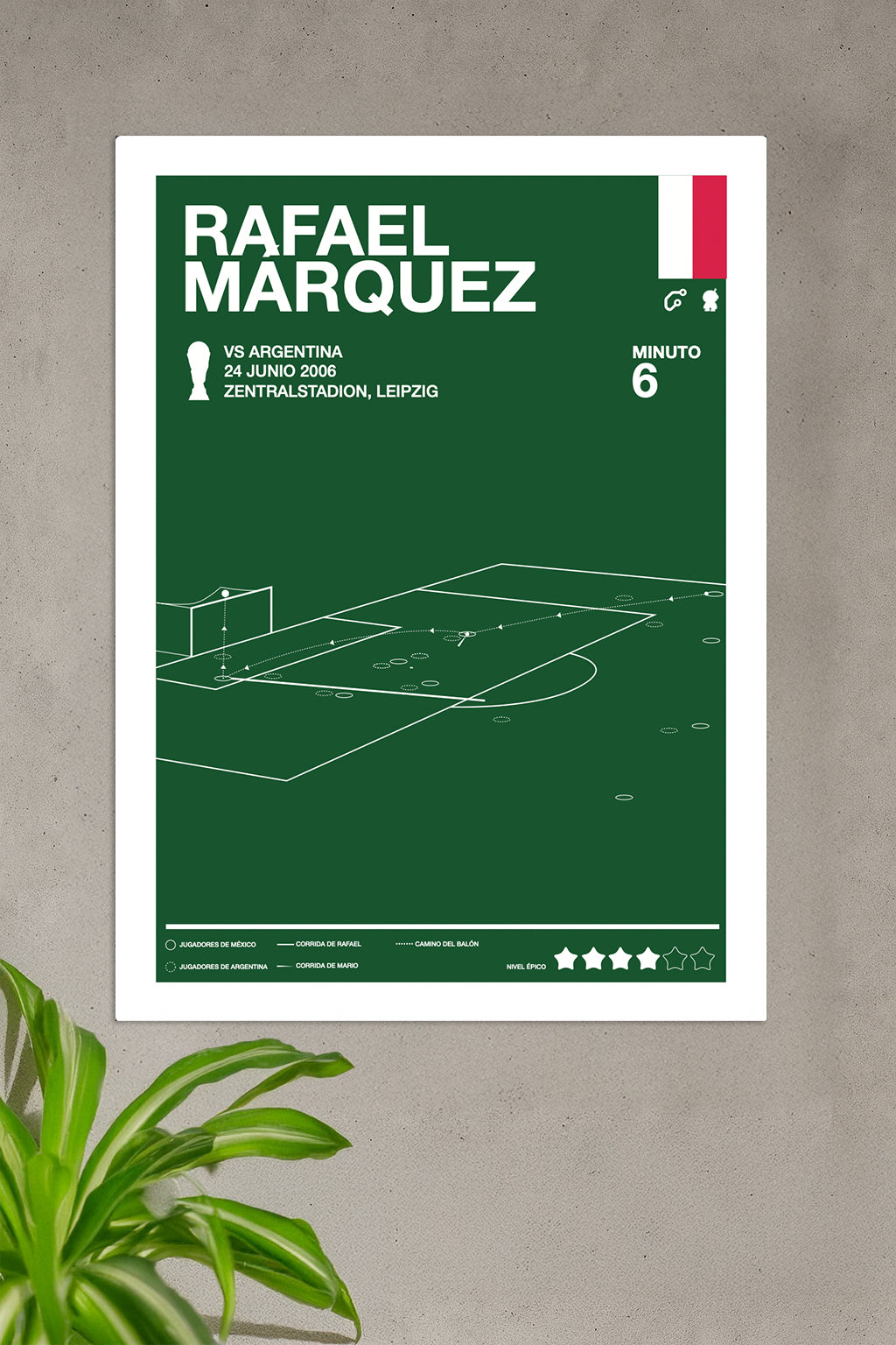 Gol de Rafael Márquez en Alemania 2006
