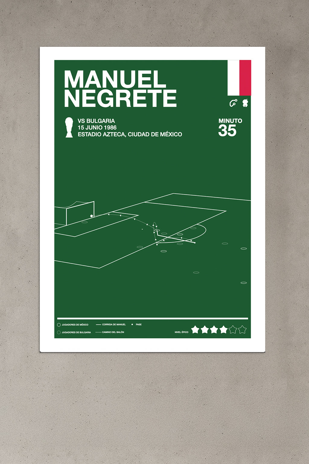 Gol de Manuel Negrete en México 1986