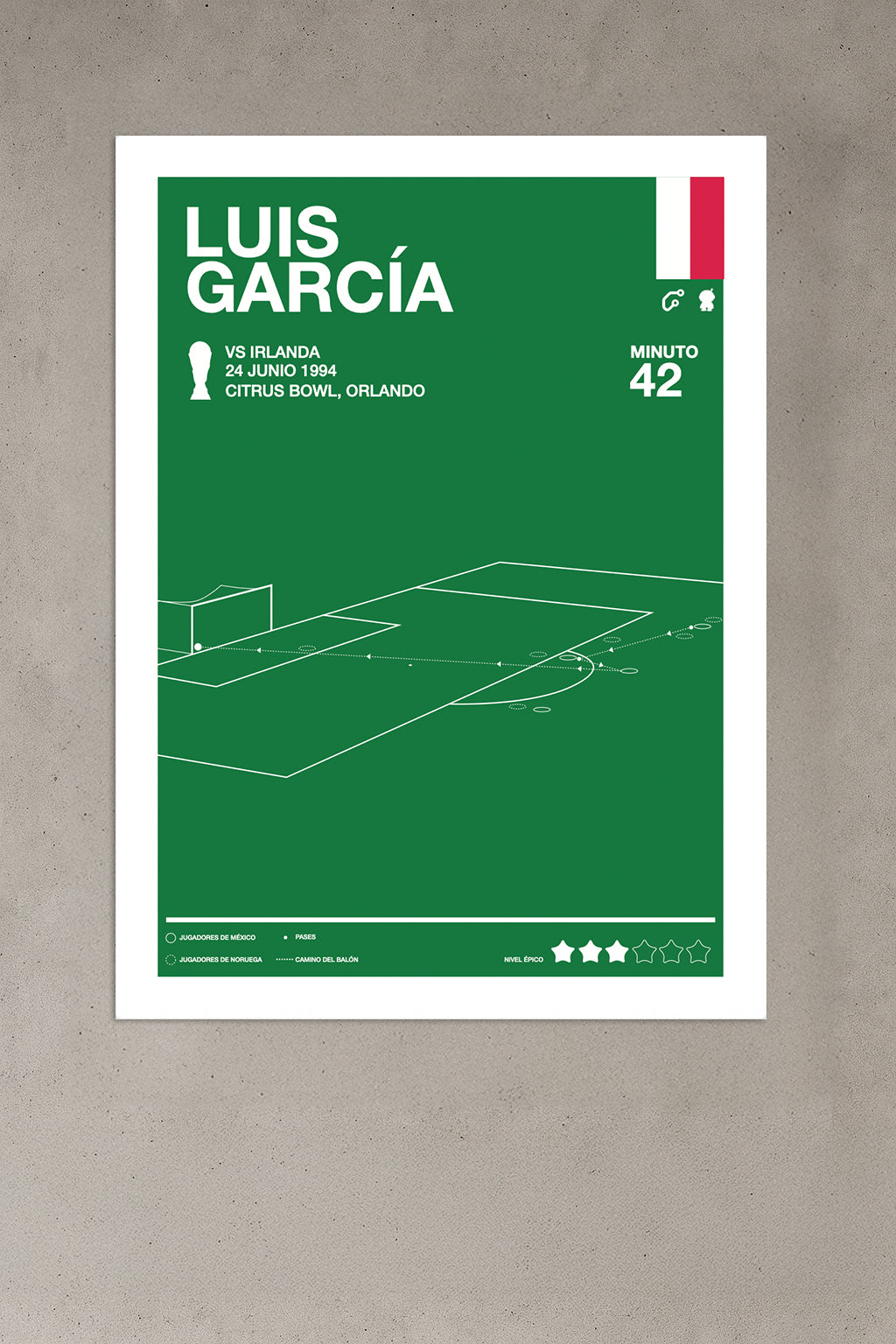 Gol de Luis García en Estados Unidos 1994