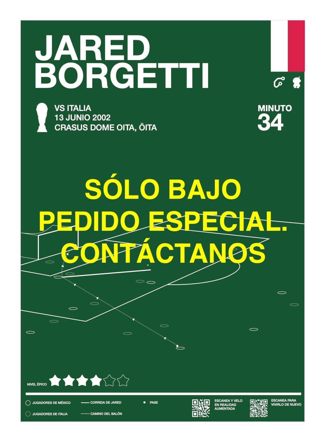 Gol de Jared Borgetti en Corea-Japón 2002