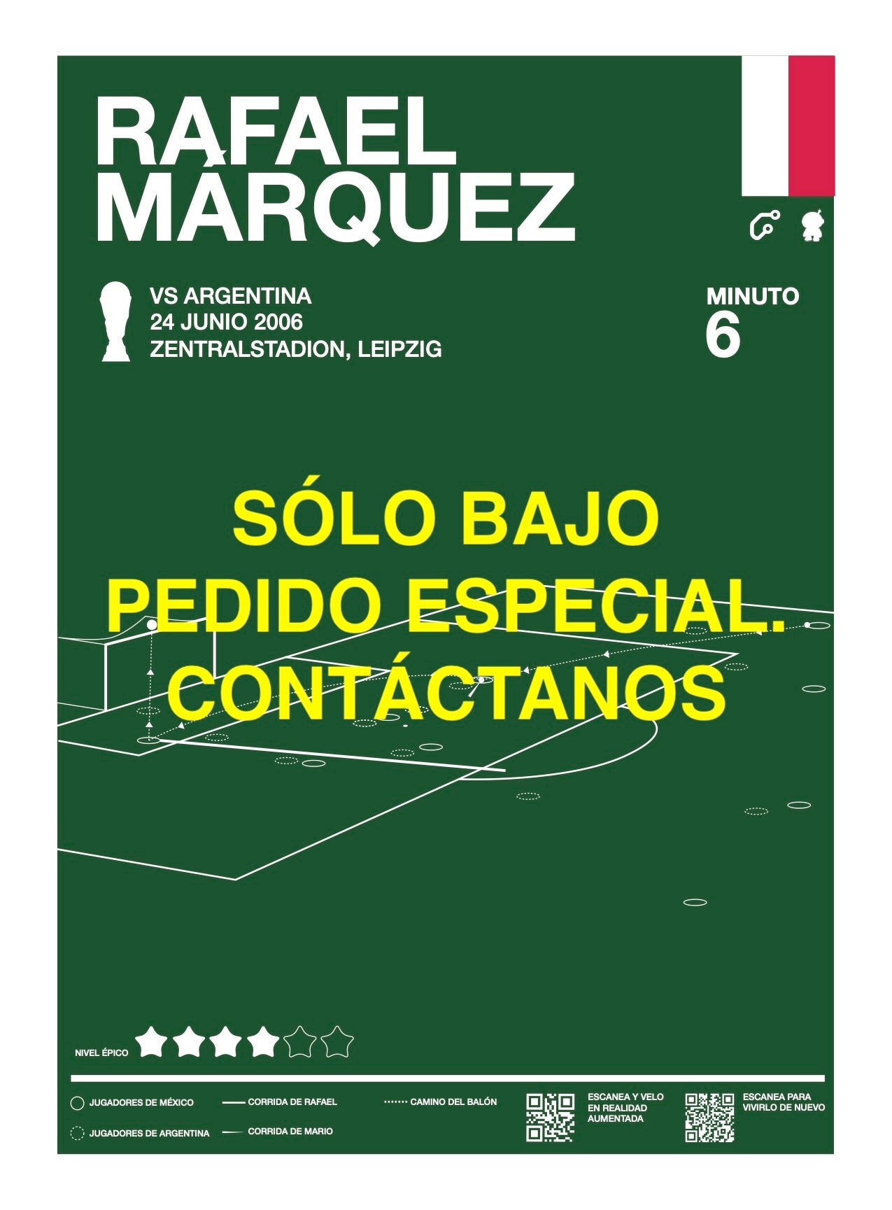Gol de Rafael Márquez en Alemania 2006