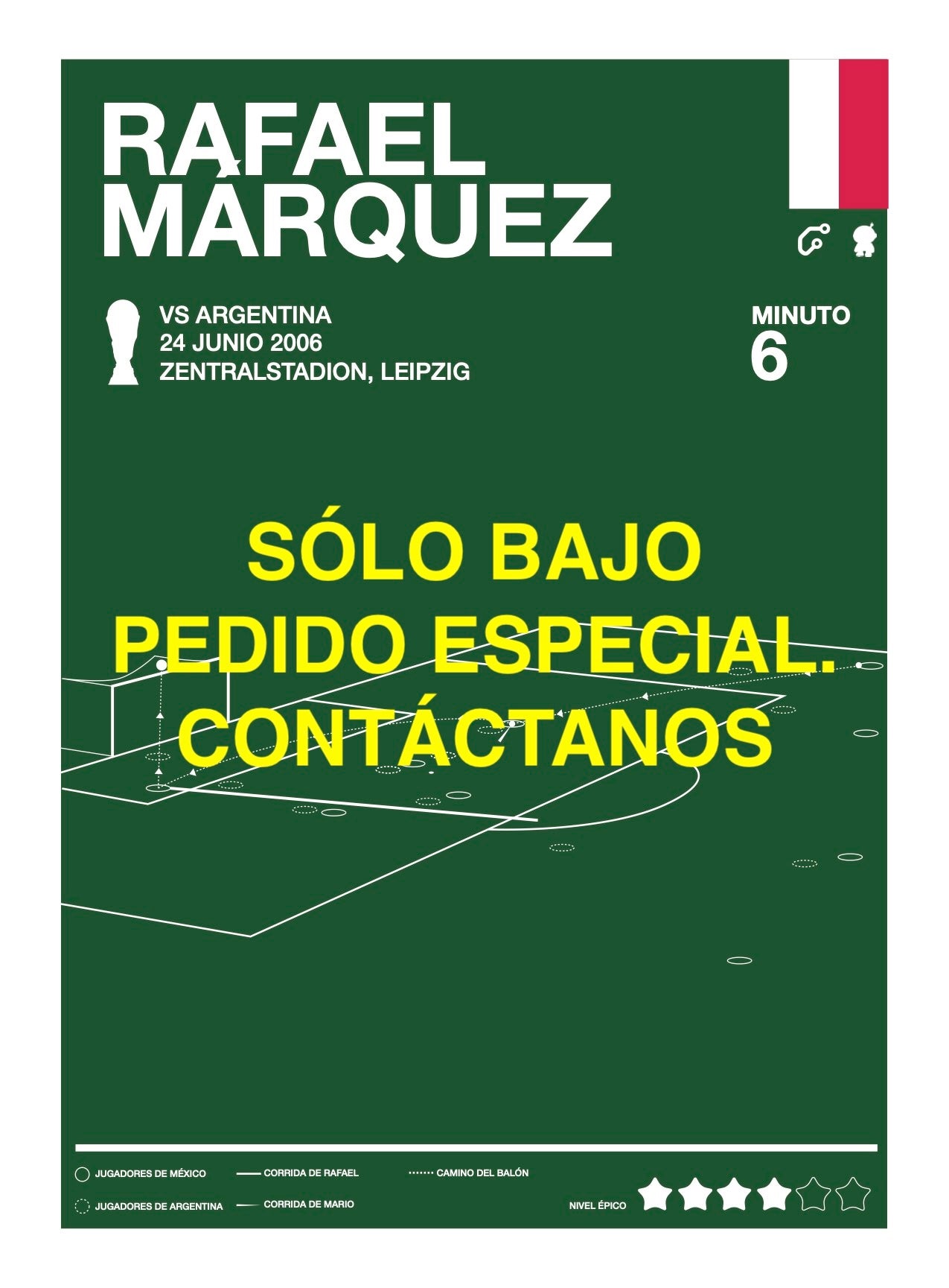 Gol de Rafael Márquez en Alemania 2006