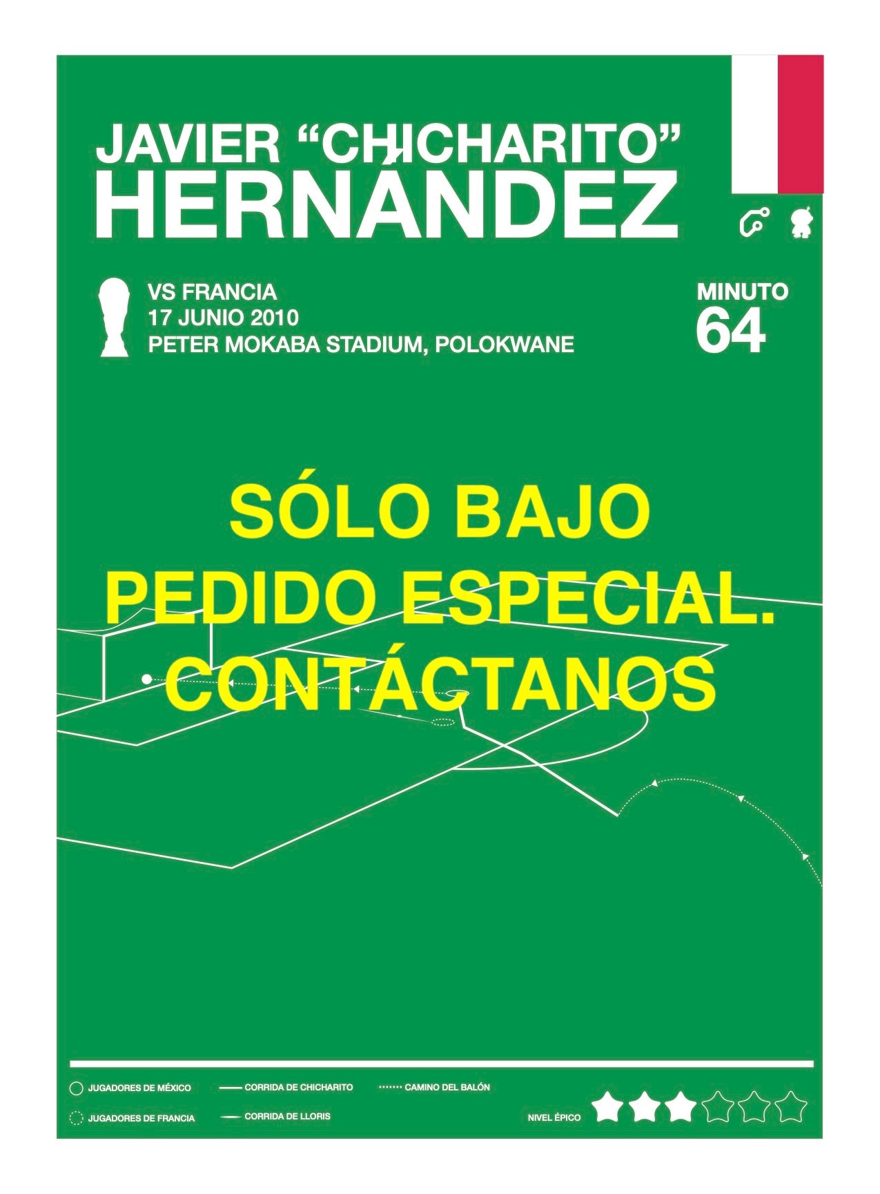 Gol de Javier Hernández "Chicharito" en Sudáfrica 2010