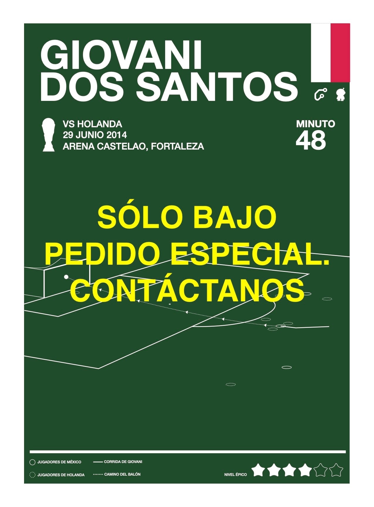 Gol de Giovani Dos Santos en Brasil 2014