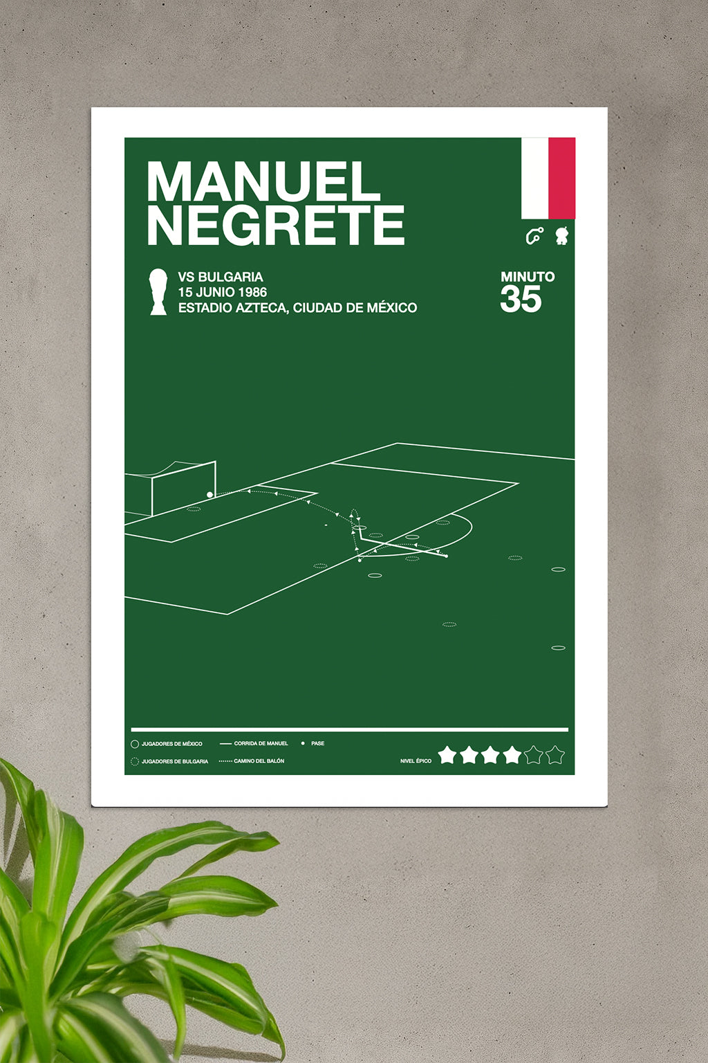 Gol de Manuel Negrete en México 1986
