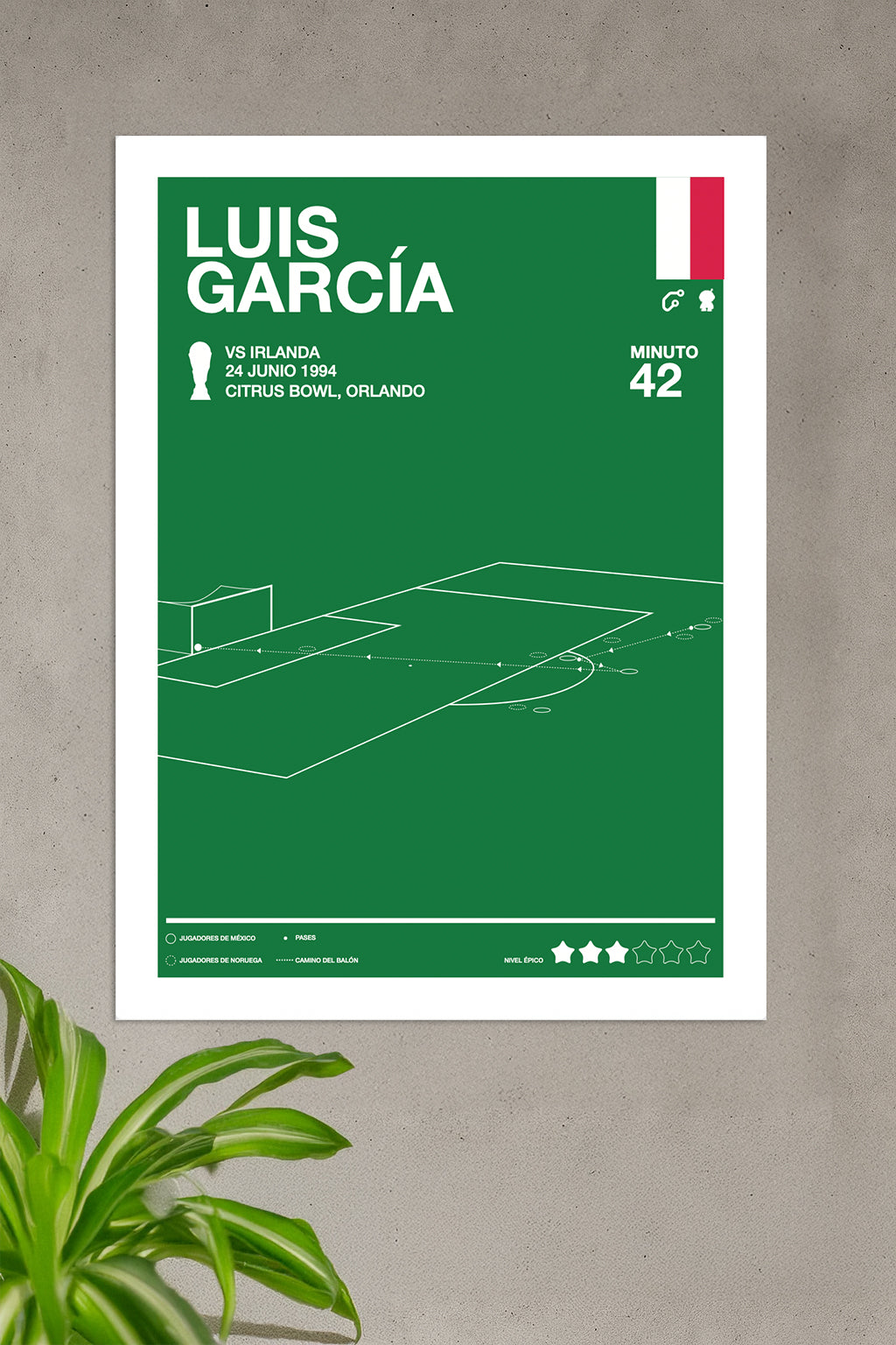 Gol de Luis García en Estados Unidos 1994